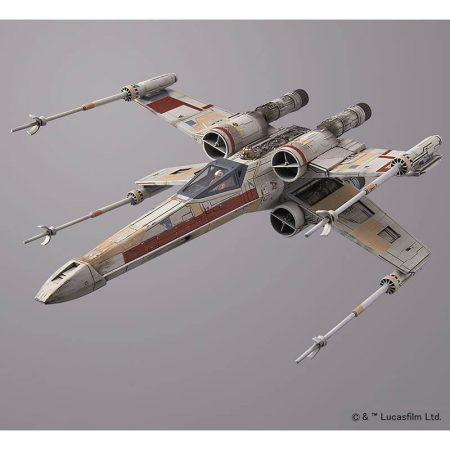 bandai 0210522 Star Wars 1/72 1/144 Rouge One Red Squadron X-Wing StarfighterEdición especial. Kit de montaje en plástico por presión, no necesita pegamento.