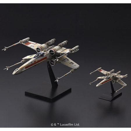 bandai 0210522 Star Wars 1/72 1/144 Rouge One Red Squadron X-Wing StarfighterEdición especial. Kit de montaje en plástico por presión, no necesita pegamento.