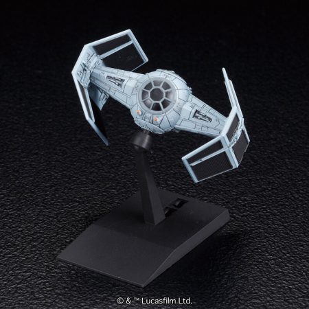 bandai 0214502 Star Wars Vehicle Model 007 Tie Advanced x1 & Fighter SetKit de montaje en plástico por presión, no necesita pegamento.