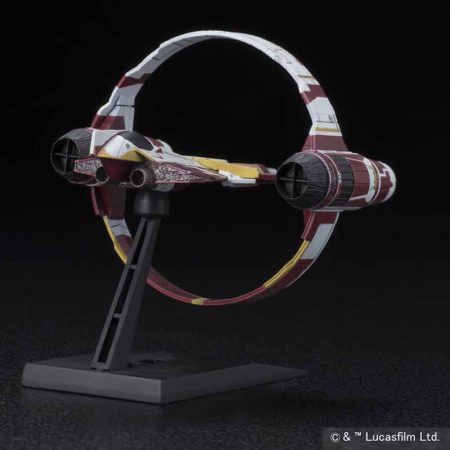 bandai 0216383 Star Wars Vehicle Model 009 Jedi StarfighterKit de montaje en plástico por presión, no necesita pegamento.