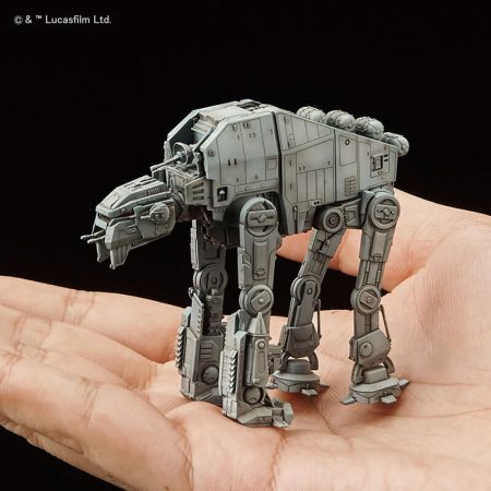 bandai 0219779 Star Wars Vehicle Model 012 AT-M6Kit de montaje en plástico por presión, no necesita pegamento.