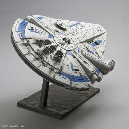 bandai 0225754 Star Wars 1/144 Millennium Falcon Lando Calrissian VersionKit de montaje en plástico por presión, no necesita pegamento