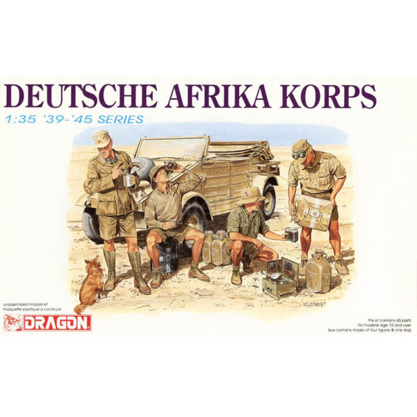 dragon 6063 Deutsche Afrika Korps Kit en plástico para montar y pintar.