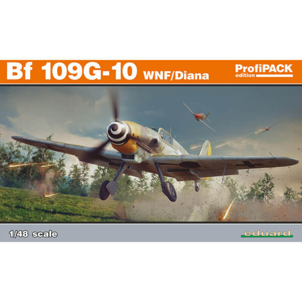 eduard 82161 Messerschmitt Bf 109G-10 WNF/ Diana profiPACK 1/48 Kit en plástico para montar y pintar. Incluye piezas en fotograbado y mascarillas.