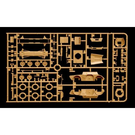 italeri 7052 Autoblinda AB 43 1/72 Kit en plástico para montar y pintar. Hoja de calcas con 3 decoraciones Italia y Alemania