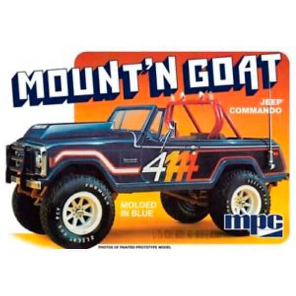 mpc 887/12 VJeep Commando Mount´N Goart 1/25Kit en plástico para montar y pintar.