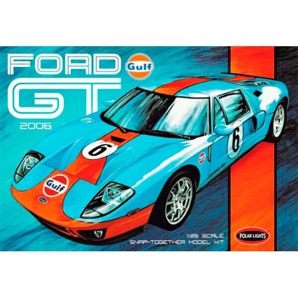 polar lights pol855/12 Ford GT 2006 1/25Kit en plástico para montar y pintar.No necesita pegamento.