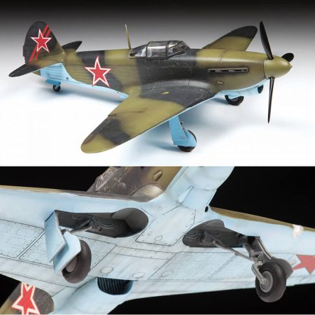 zvezda 4817 Soviet Fighter Yak-1B 1/48Kit en plástico para montar y pintar