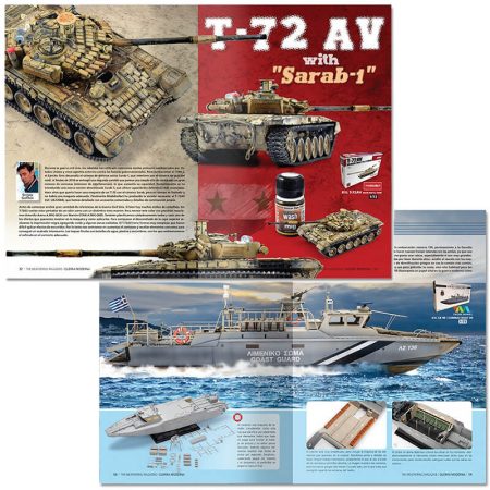 The Weathering Magazine Nº026 Guerra ModernaEn este número encontrarás artículos paso a paso dedicados a la representación de todos los efectos de desgaste y pintura que pueden encontrarse en los campos de batalla modernos.