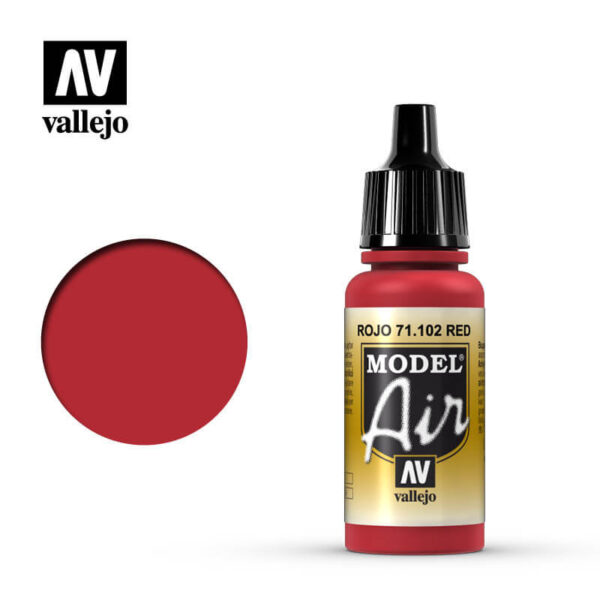 MA 71102 Rojo - Red 17ml Esta formada por una amplia selección de colores primarios y militares desde la 1ªGM hasta la actualidad.