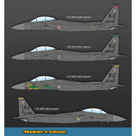 academy 12550 USAF F-15E 333rd Fighter Squadron 1/72