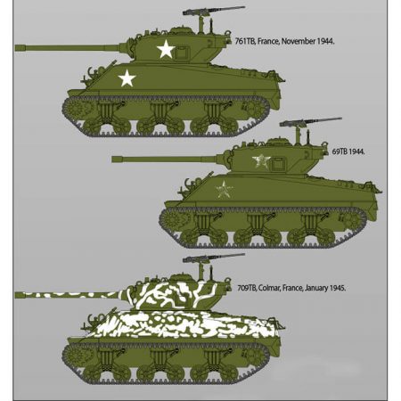 Academy 13500 Sherman M4A3 (76)W Battle of the Bulge Escala 1/35