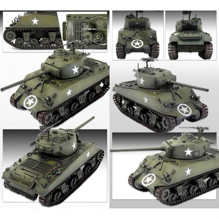 Academy 13500 Sherman M4A3 (76)W Battle of the Bulge Escala 1/35