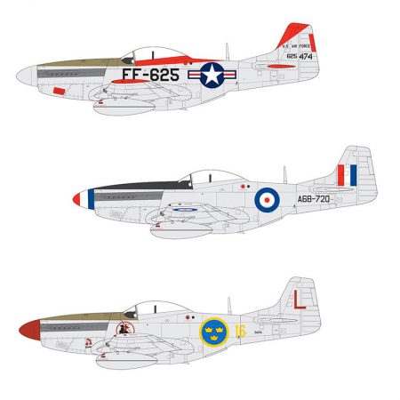 airfix a05136 North American F-51D Mustang Escala 1/48