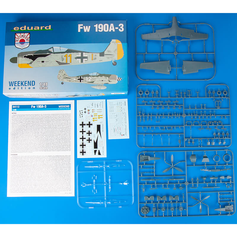 Maquette Eduard FE1059 Focke-Wulf Fw-190A-8 à L’échelle 1:48 | Édition Weekend | Neuf Sous Blister