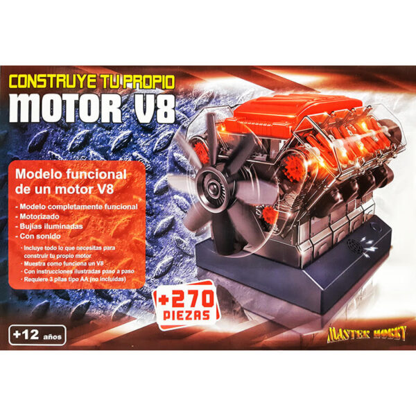 Maqueta Motor de combustión interna V8 Escala » Mister Model