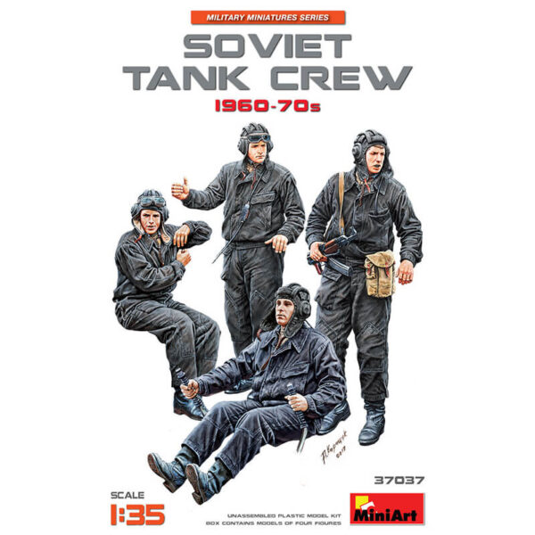 miniart 37037 Soviet Tank Crew 1960-70 Escala 1/35