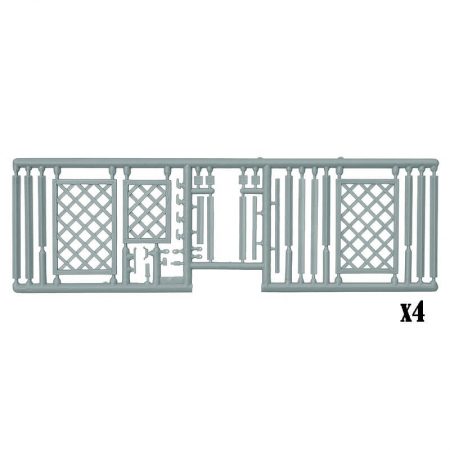 miniart 35551 Wooden Fence - Cerca de Madera maqueta escala 1/35
