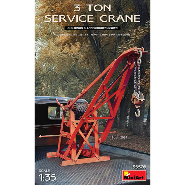 miniart 35576 3 Ton Service Crane escala 1/35