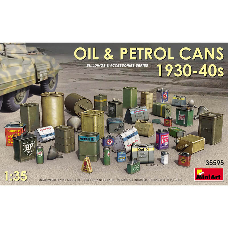 miniart 35595 Oil & Petrol Cans 1930-40s maqueta escala 1/35