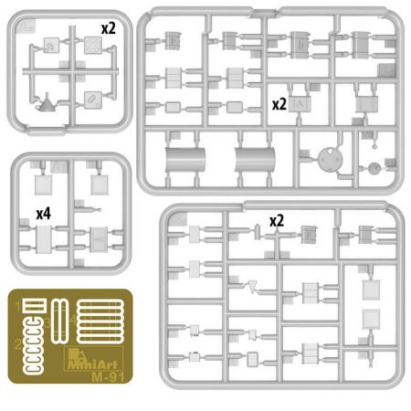 miniart 35595 Oil & Petrol Cans 1930-40s maqueta escala 1/35