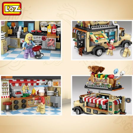 Loz Mini 1116 Hot Dog Car 1317 pcs Construye y colecciona con los bloques de Loz, tus vehículos favoritos.