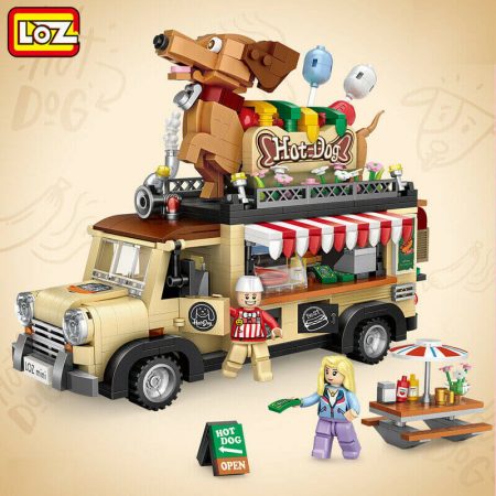 Loz Mini 1116 Hot Dog Car 1317 pcs Construye y colecciona con los bloques de Loz, tus vehículos favoritos.