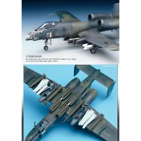 Fairchild-Republic A-10A Thunderbolt II maqueta escala 1/72