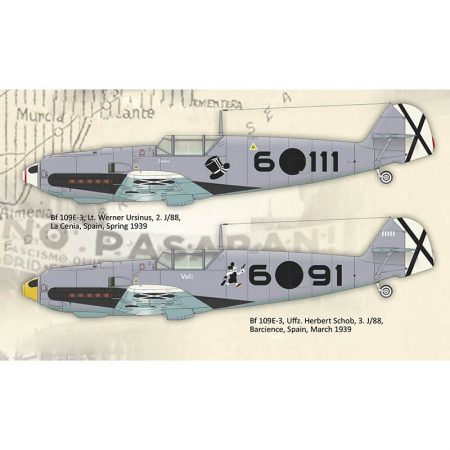 eduard 11105 Messerschmitt Bf 109E Legión Condor Edición Limitada maqueta escala 1/32