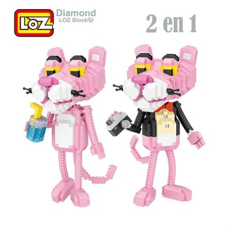 Loz 9785 Pink Panther 890 pcs 2in1