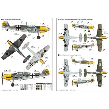 trumpeter 02289 Messerschmitt Bf 109E-4 maqueta escala 1/32