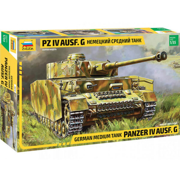 ZVEZDA 3674 German Sd.Kfz.161 Panzer IV Ausf. G maqueta escala 1/35