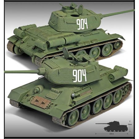 academy 13290 Russian T-34/85 No. 112 Factory Production maqueta escala 1/35