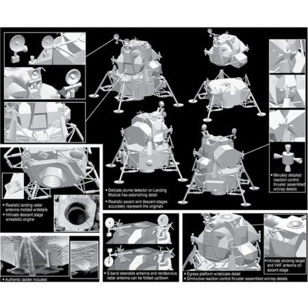 dragon 11008 Apollo 11 Lunar Module Eagle maqueta escala 1/48