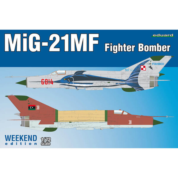 MiG-21MF Fighter-Bomber Weekend Edition maqueta escala 1/72