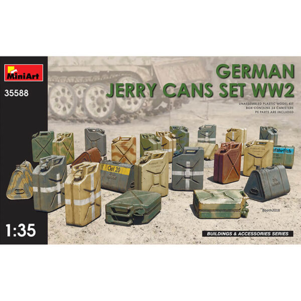 miniart model 35588 German Jerry Cans Set WW2 maqueta escala 1/35