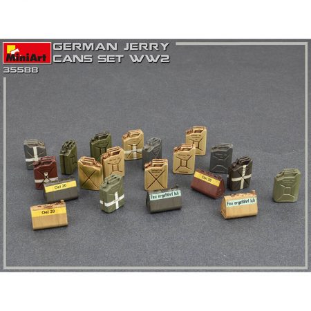 miniart model 35588 German Jerry Cans Set WW2 maqueta escala 1/35