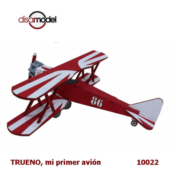 disarmodel 10022 TRUENO, mi primer avión maqueta para principiantes en madera