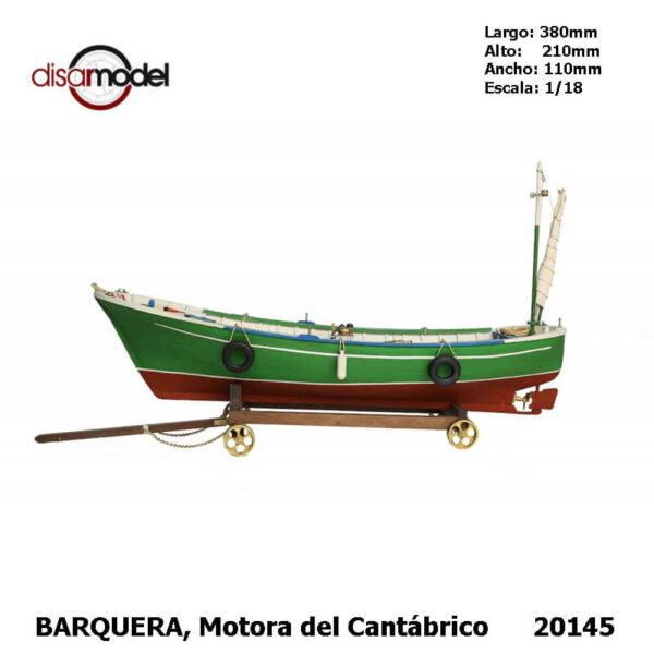 disarmodel 20145 Barquera Motora del Cantábrico maqueta escala 1/18