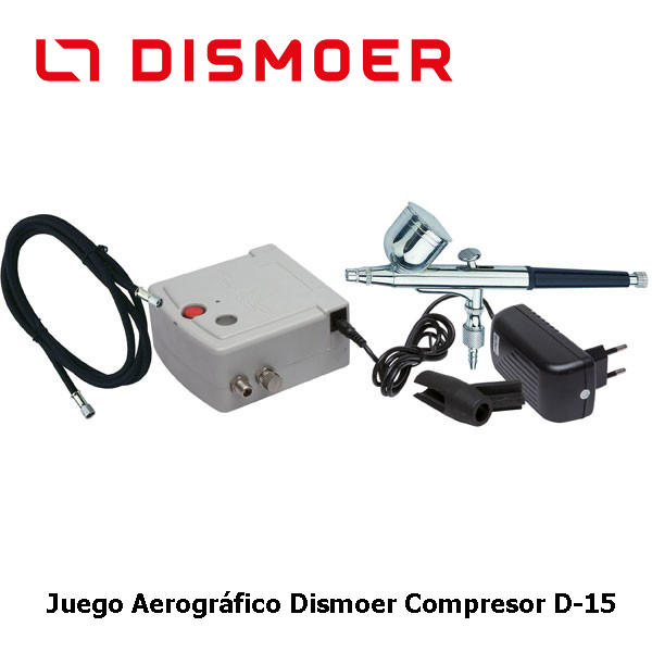 dismoer 26100 Juego Aerográfico Dismoer Compresor D-15