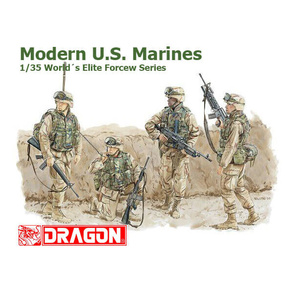 dragon 3027 Modern US Marines figuras escala 1/35