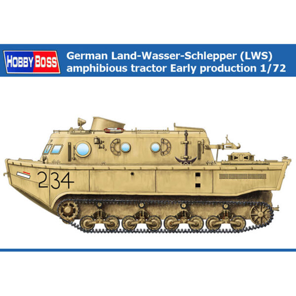 hobby boss 82918 German Land-Wasser-Schlepper LWS Amphibious Tractor Early Production maqueta escala 1/72