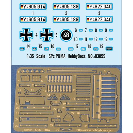 hobby boss 83899 SPz PUMA maqueta escala 1/35