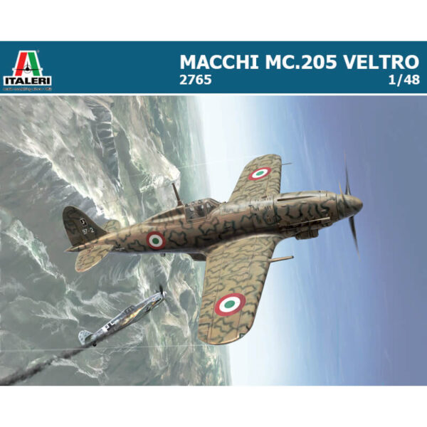 italeri 2765 Macchi MC.205 Veltro maqueta escala 1/48