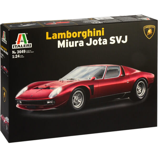 italeri 3649 Lamborghini Miura JOTA SVJ maqueta escala 1/24