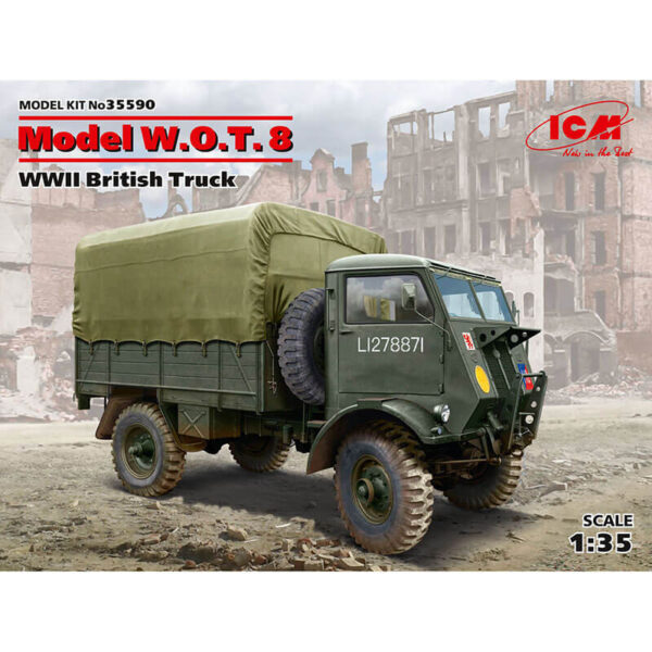 icm models 35590 Model W.O.T. 8, WWII British Truck maqueta escala 1/35