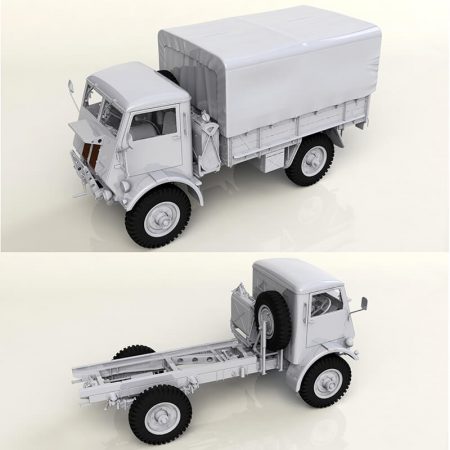 icm models 35590 Model W.O.T. 8, WWII British Truck maqueta escala 1/35