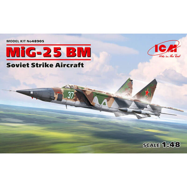 icm models 48905 MiG-25 BM, Soviet Strike Aircraft maqueta escala 1/48
