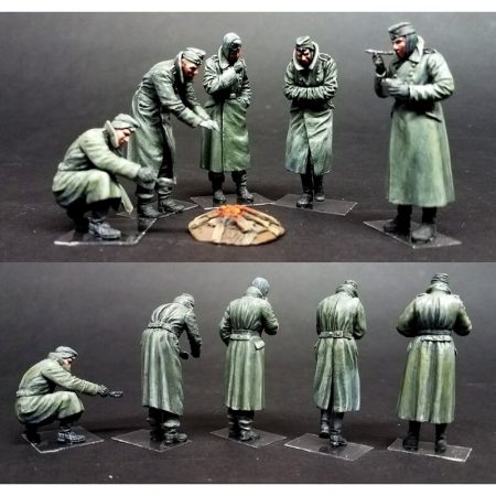 miniart 35218 German Soldiers Winter 1941-41 maqueta escala 1/35