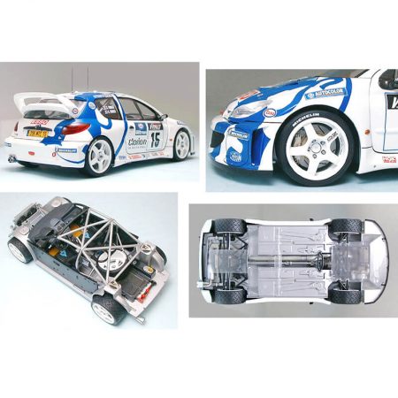tamiya 24221 Peugeot 206 WRC 1999 Tour de Corse version maqueta escala 1/24
